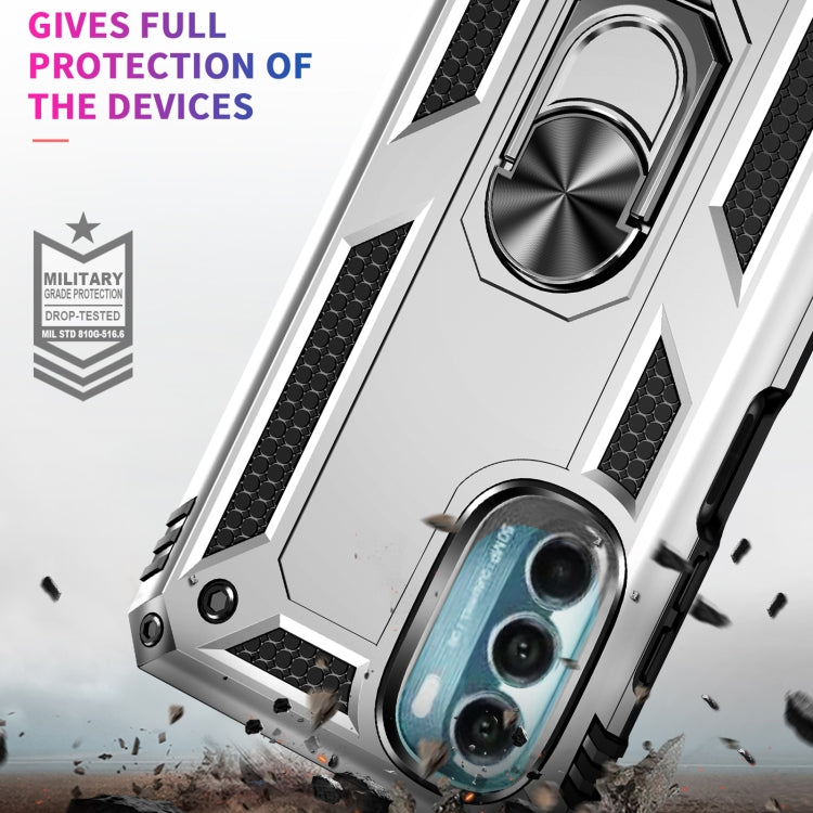 For Motorola Moto G 5G 2022 Shockproof TPU + PC Holder Phone Case