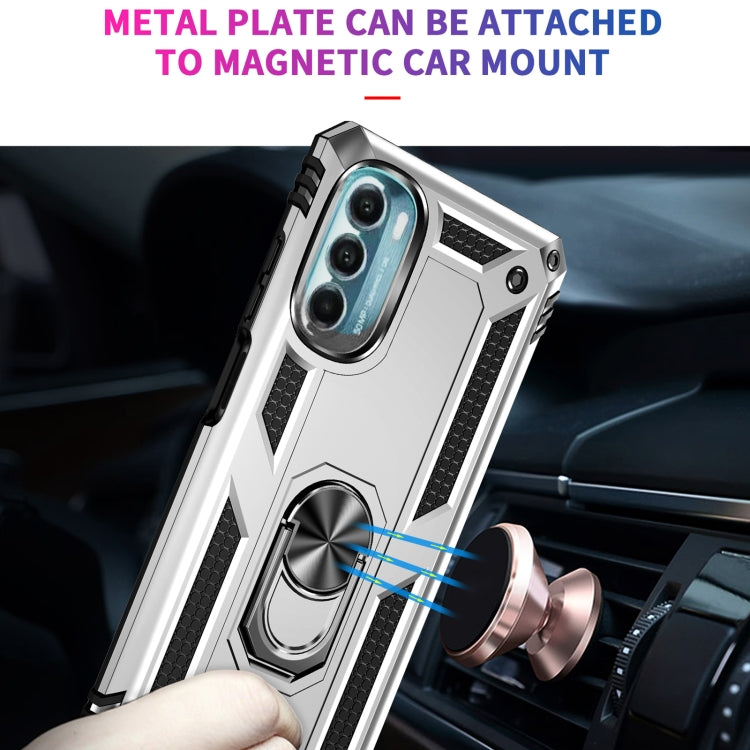 For Motorola Moto G 5G 2022 Shockproof TPU + PC Holder Phone Case