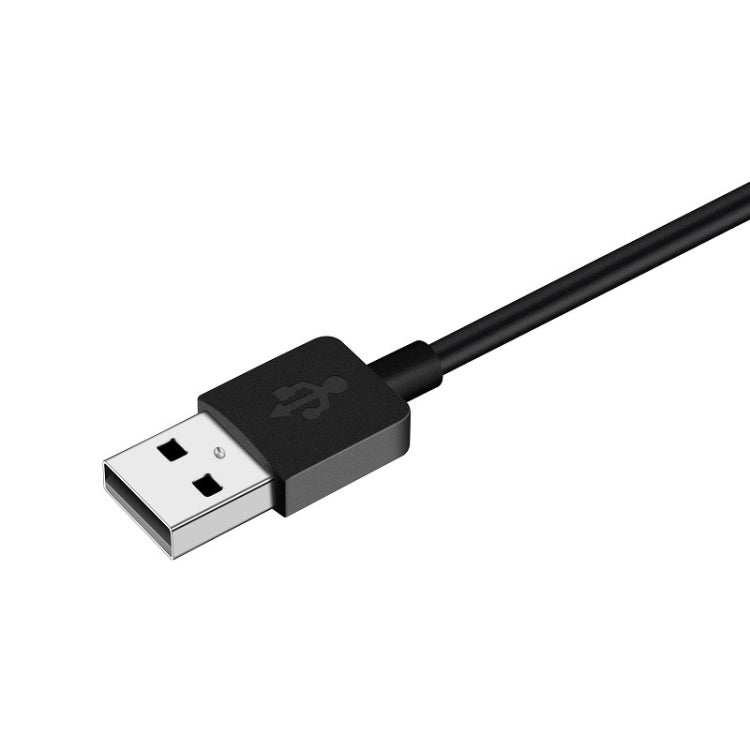 For Ticwatch E & S 1m Universal Smart Watch Magnetic Charging Cable(Black)