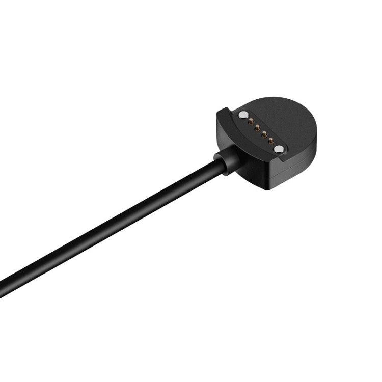 For Ticwatch E & S 1m Universal Smart Watch Magnetic Charging Cable(Black)