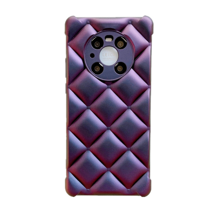 For Huawei Mate 40 Pro Rhombic Texture Chameleon TPU Phone Case