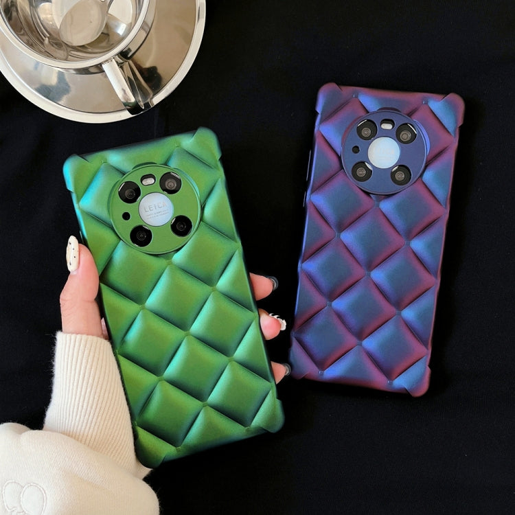 For Huawei Mate 40 Pro Rhombic Texture Chameleon TPU Phone Case