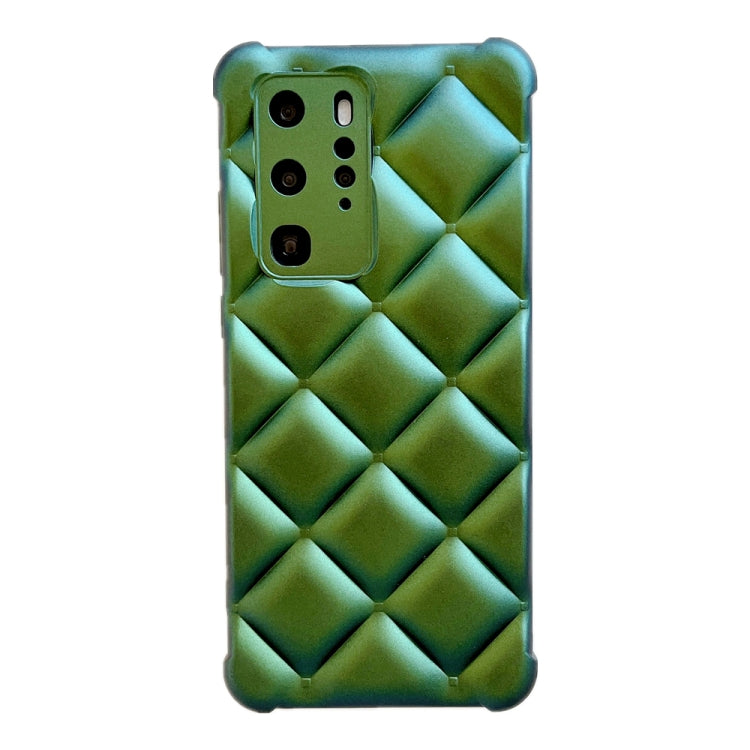 For Huawei P40 Pro Rhombic Texture Chameleon TPU Phone Case