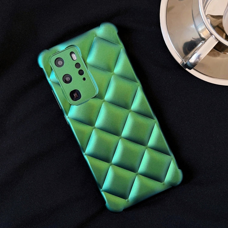 For Huawei P40 Pro Rhombic Texture Chameleon TPU Phone Case