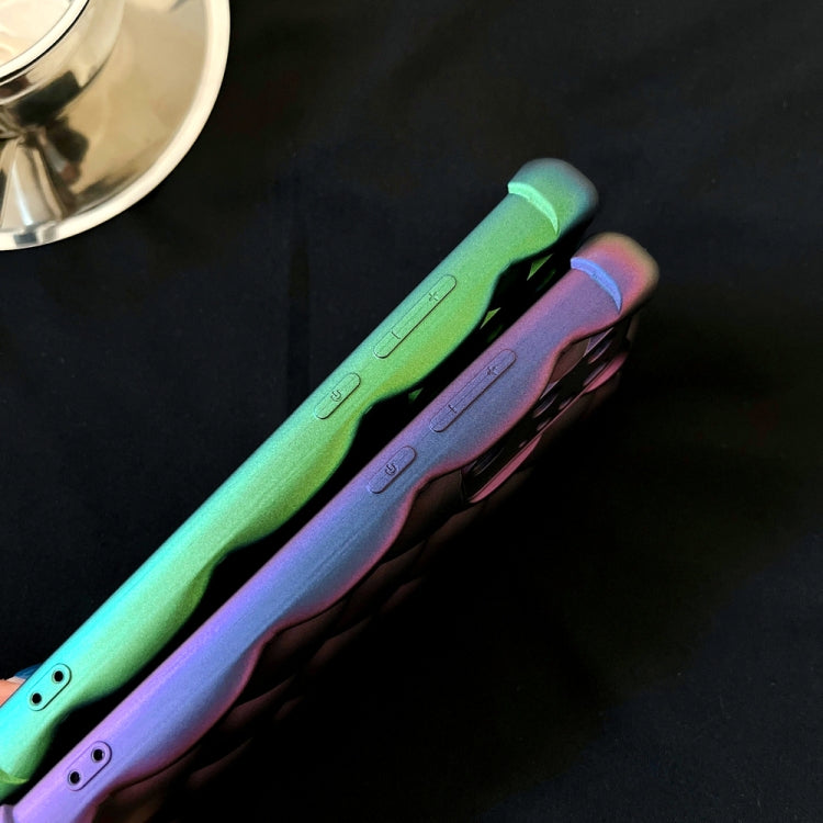 For Huawei P40 Pro Rhombic Texture Chameleon TPU Phone Case