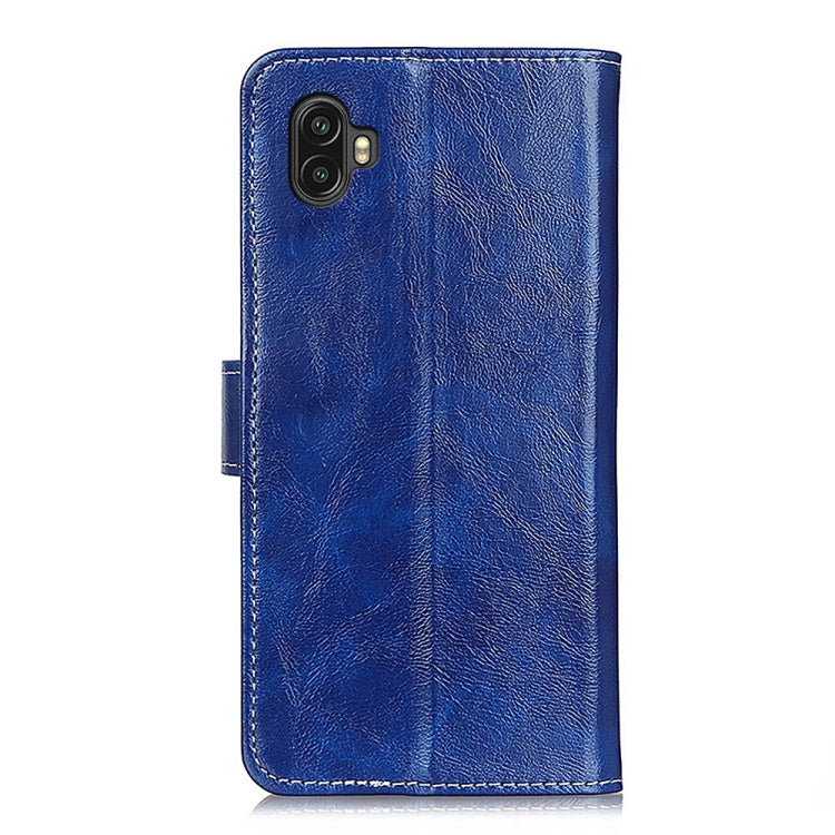 For Samsung Galaxy Xcover6 Pro Retro Crazy Horse Texture Horizontal Flip Leather Phone Case