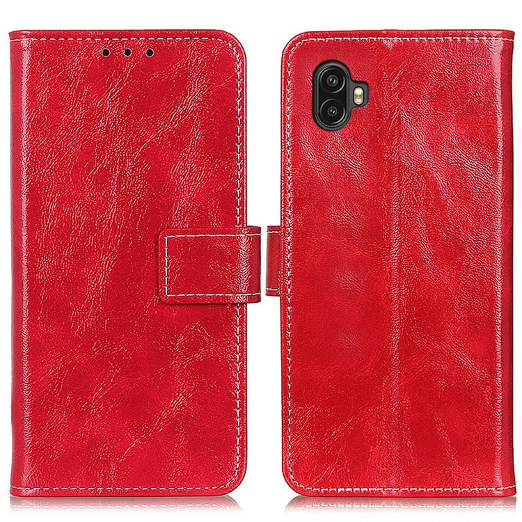 For Samsung Galaxy Xcover6 Pro Retro Crazy Horse Texture Horizontal Flip Leather Phone Case
