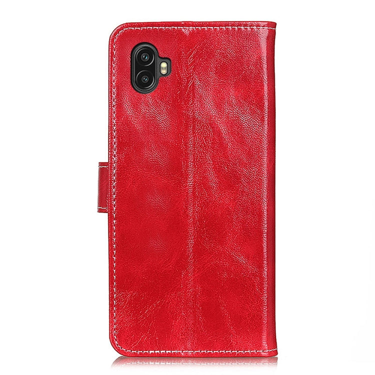 For Samsung Galaxy Xcover6 Pro Retro Crazy Horse Texture Horizontal Flip Leather Phone Case