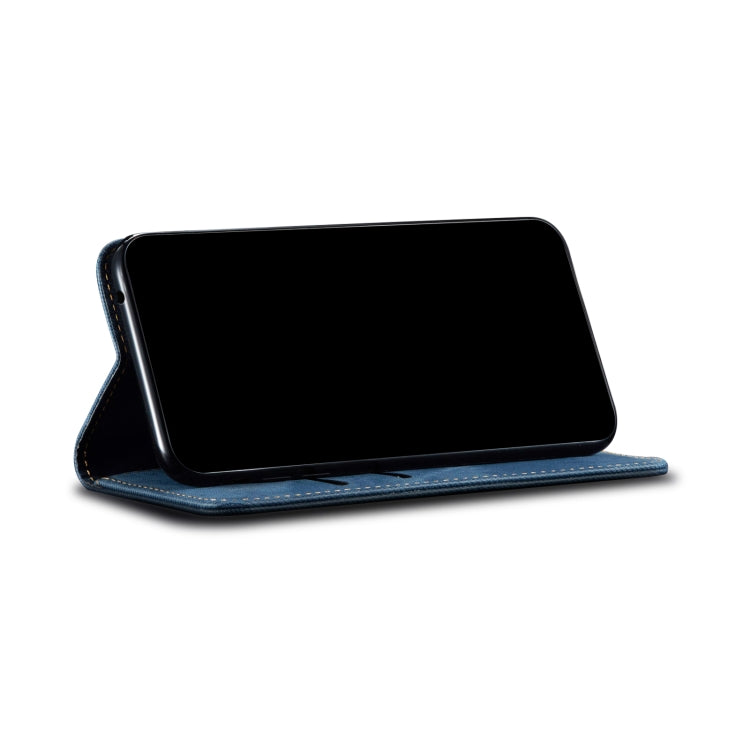 For OPPO Reno7 4G / F21 Pro Denim Texture Flip Leather Phone Case