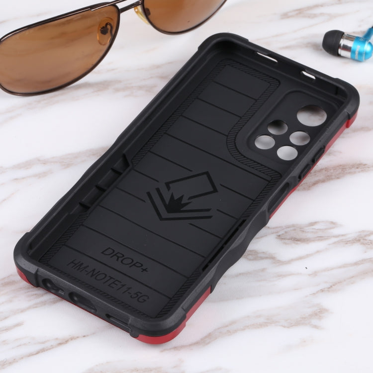 For Xiaomi Redmi Note 11T 5G Ring Holder Non-slip Armor Phone Case