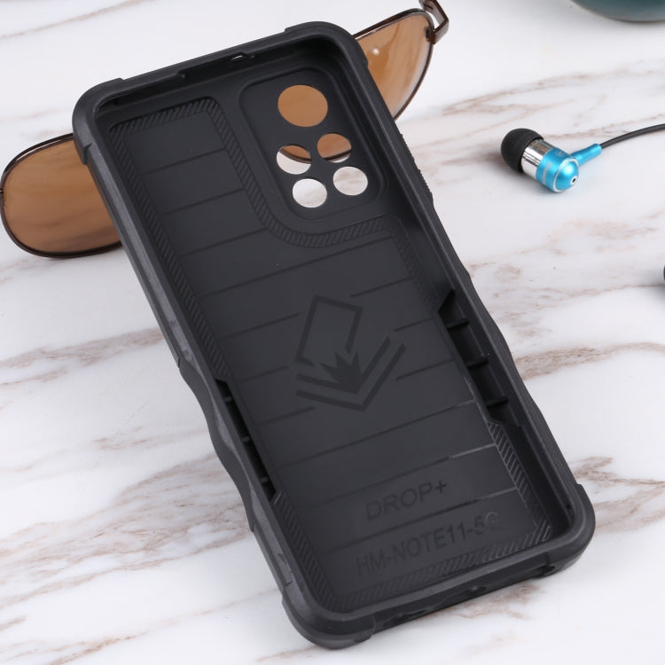 For Xiaomi Redmi Note 11T 5G Ring Holder Non-slip Armor Phone Case