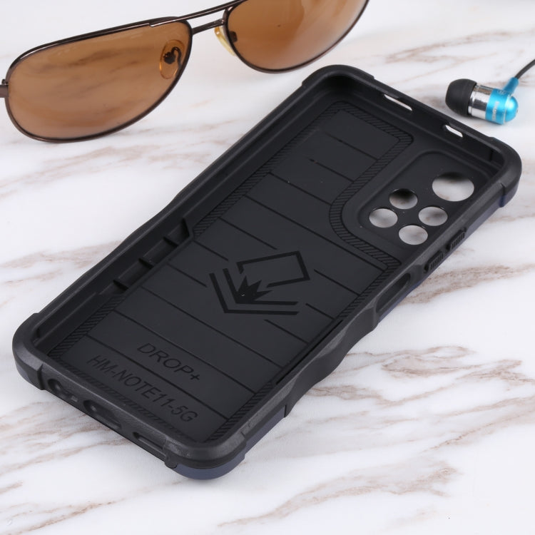 For Xiaomi Redmi Note 11T 5G Ring Holder Non-slip Armor Phone Case