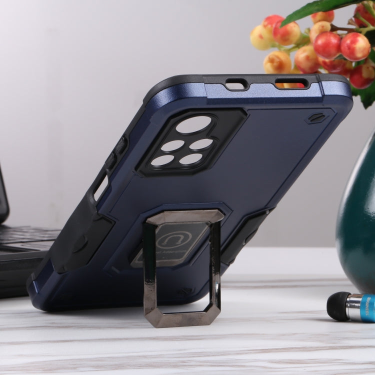 For Xiaomi Redmi Note 11T 5G Ring Holder Non-slip Armor Phone Case