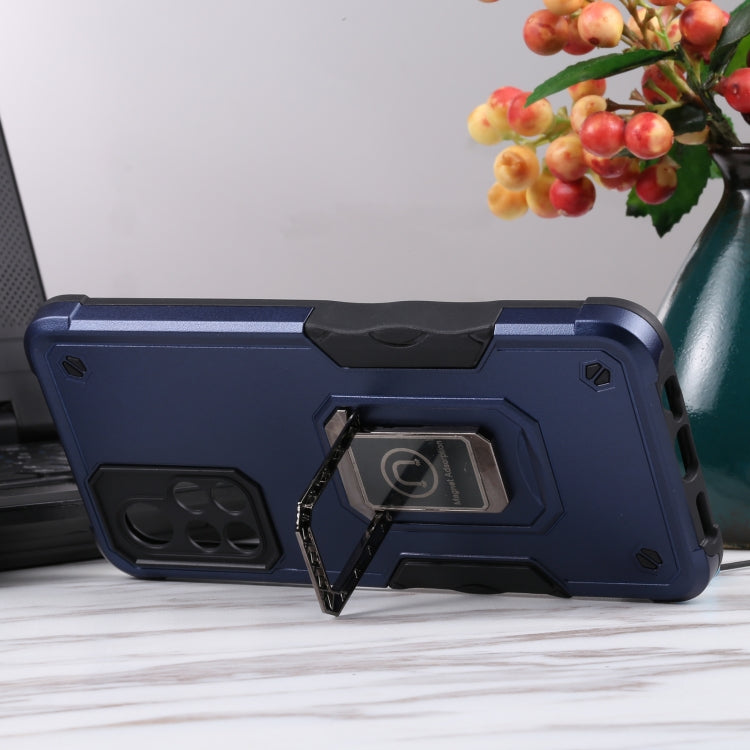 For Xiaomi Redmi Note 11T 5G Ring Holder Non-slip Armor Phone Case