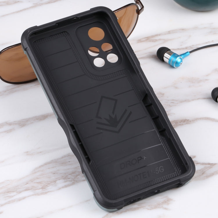 For Xiaomi Redmi Note 11T 5G Ring Holder Non-slip Armor Phone Case