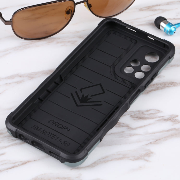 For Xiaomi Redmi Note 11T 5G Ring Holder Non-slip Armor Phone Case