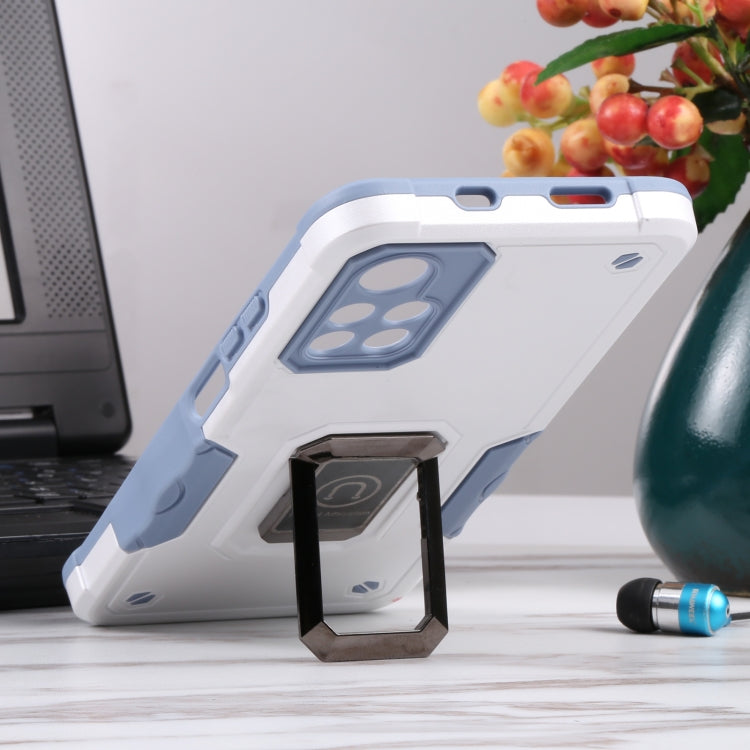 For Xiaomi Redmi Note 11T 5G Ring Holder Non-slip Armor Phone Case