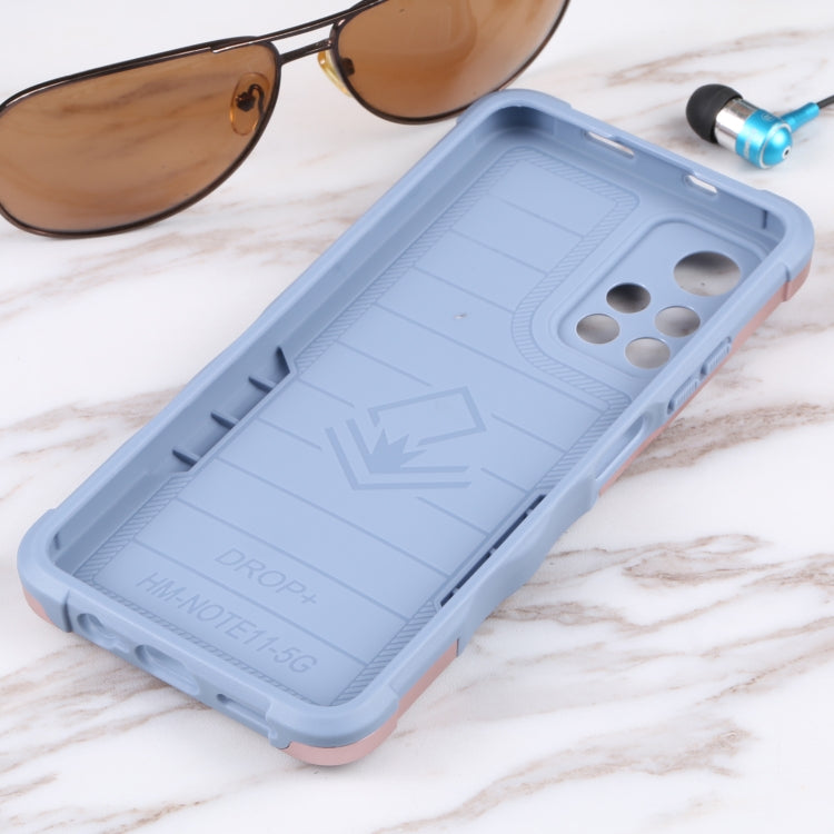 For Xiaomi Redmi Note 11T 5G Ring Holder Non-slip Armor Phone Case