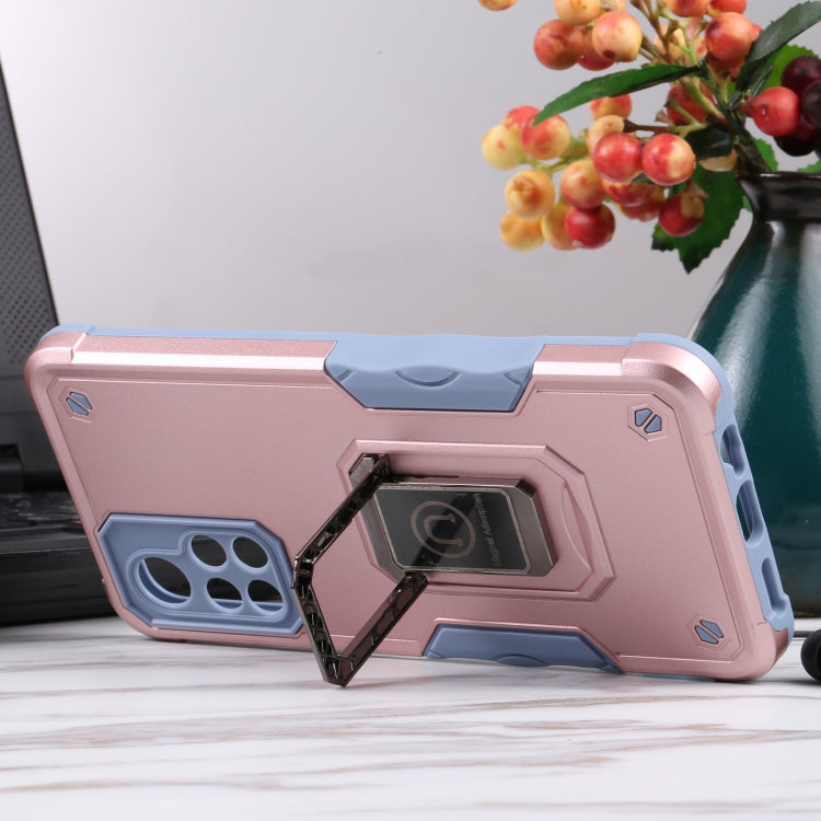 For Xiaomi Redmi Note 11T 5G Ring Holder Non-slip Armor Phone Case