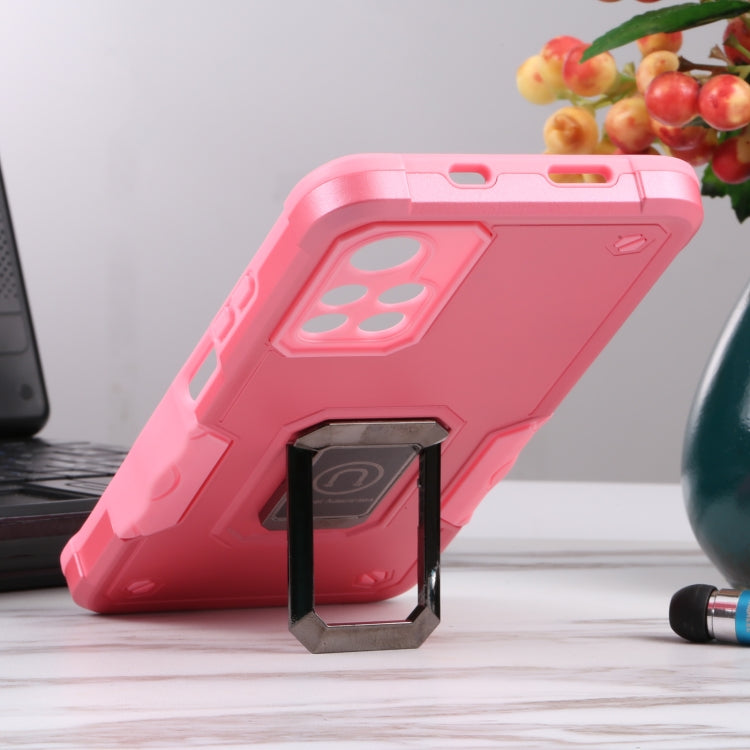 For Xiaomi Redmi Note 11T 5G Ring Holder Non-slip Armor Phone Case