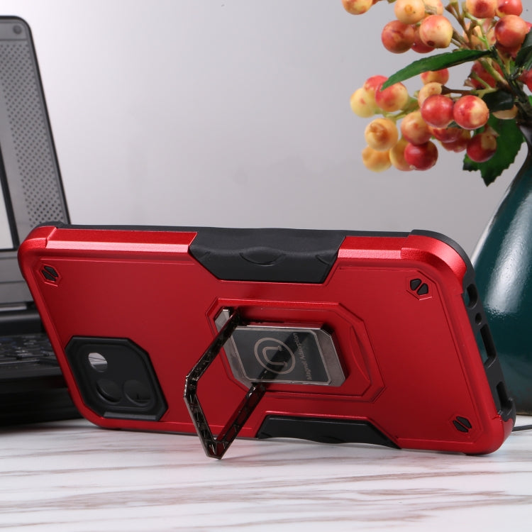 For Samsung Galaxy A03 164mm EU Version Ring Holder Non-slip Armor Phone Case