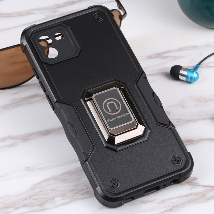 For Samsung Galaxy A03 164mm EU Version Ring Holder Non-slip Armor Phone Case