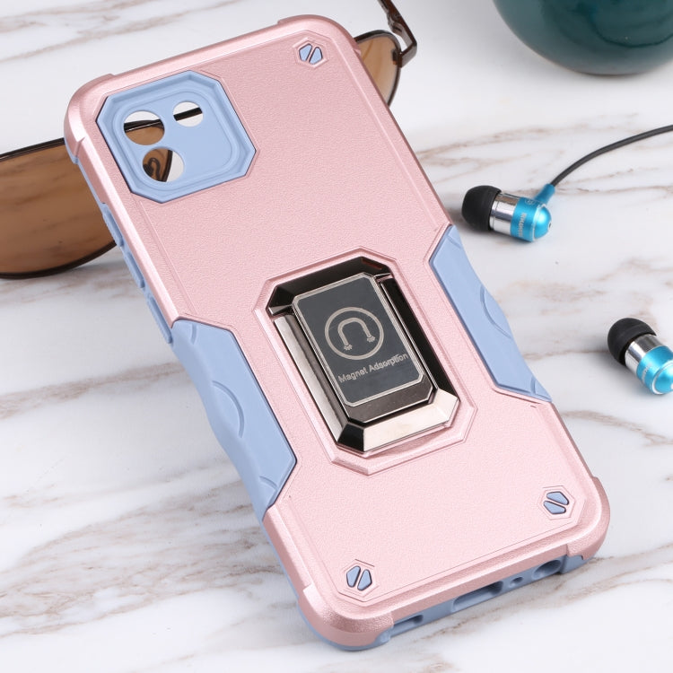 For Samsung Galaxy A03 164mm EU Version Ring Holder Non-slip Armor Phone Case