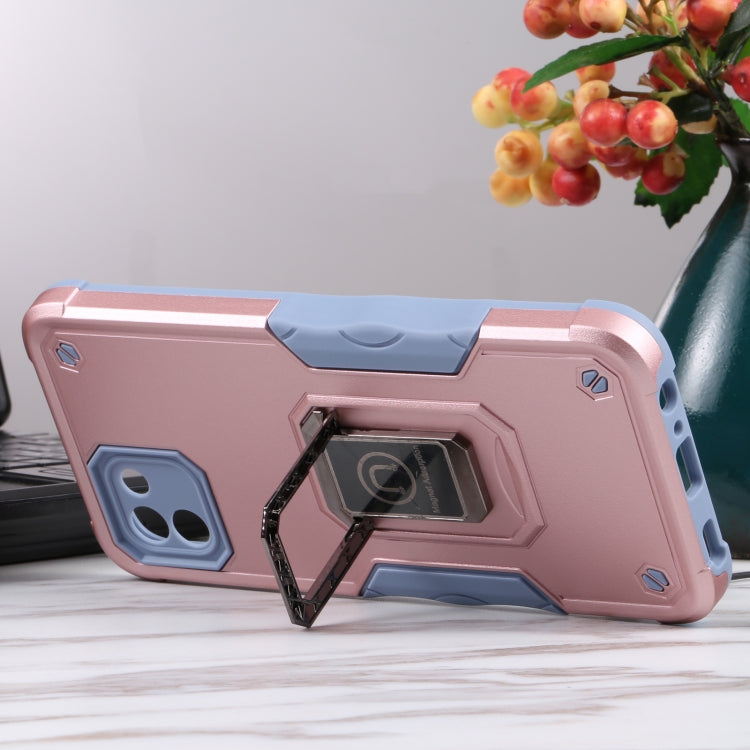 For Samsung Galaxy A03 164mm EU Version Ring Holder Non-slip Armor Phone Case