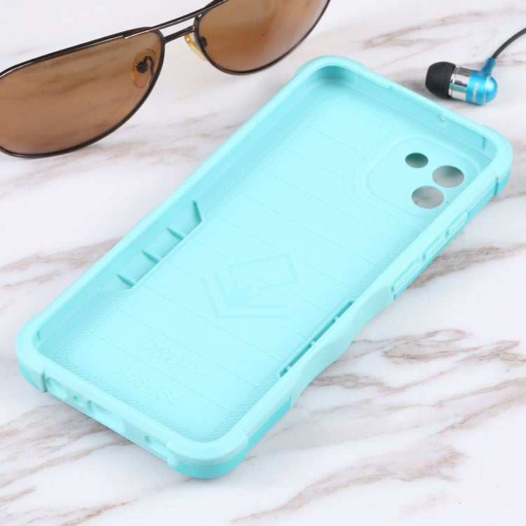 For Samsung Galaxy A03 164mm EU Version Ring Holder Non-slip Armor Phone Case
