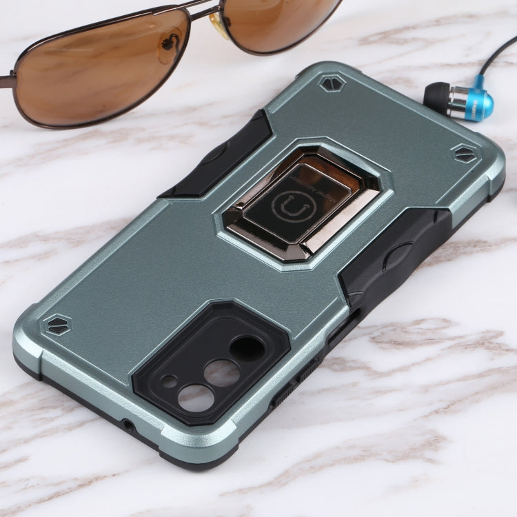 For Samsung Galaxy A03s 165.8mm US Version Ring Holder Non-slip Armor Phone Case