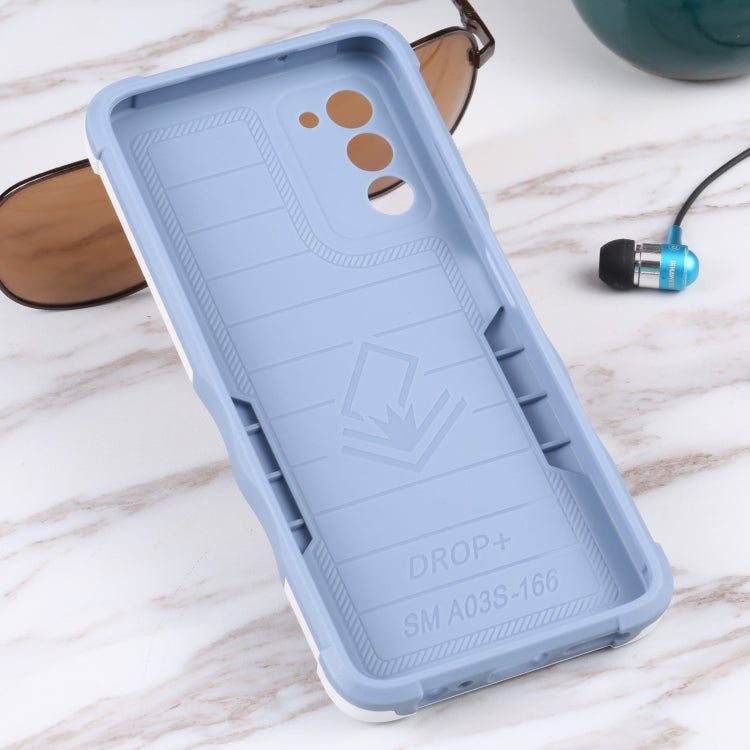 For Samsung Galaxy A03s 165.8mm US Version Ring Holder Non-slip Armor Phone Case