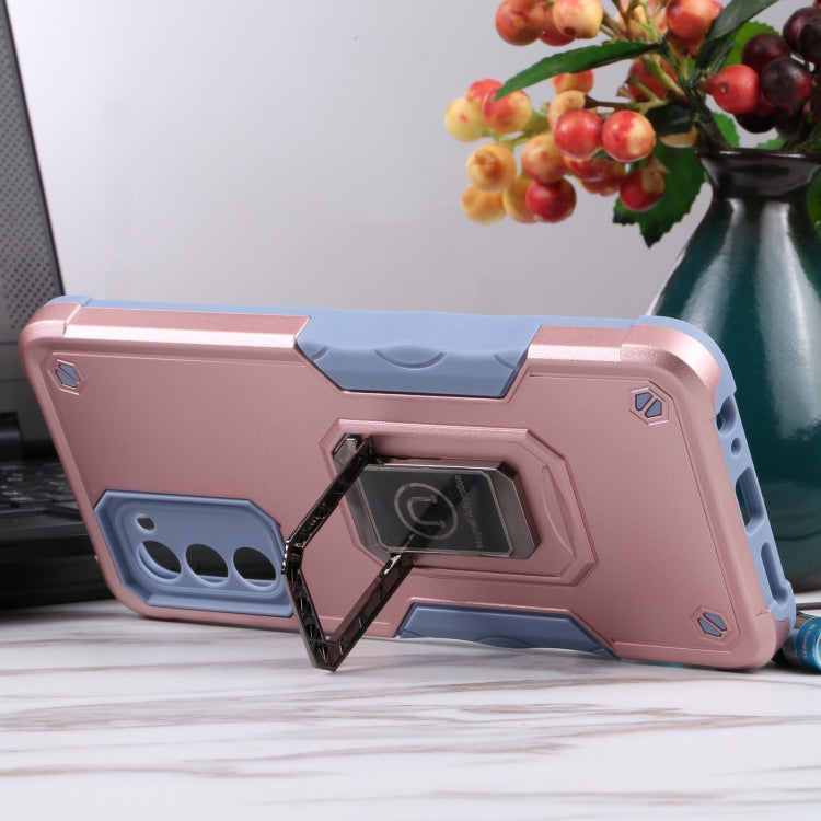 For Samsung Galaxy A03s 165.8mm US Version Ring Holder Non-slip Armor Phone Case
