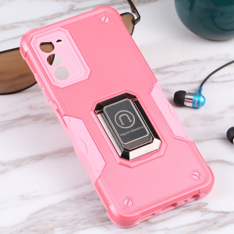 For Samsung Galaxy A03s 165.8mm US Version Ring Holder Non-slip Armor Phone Case
