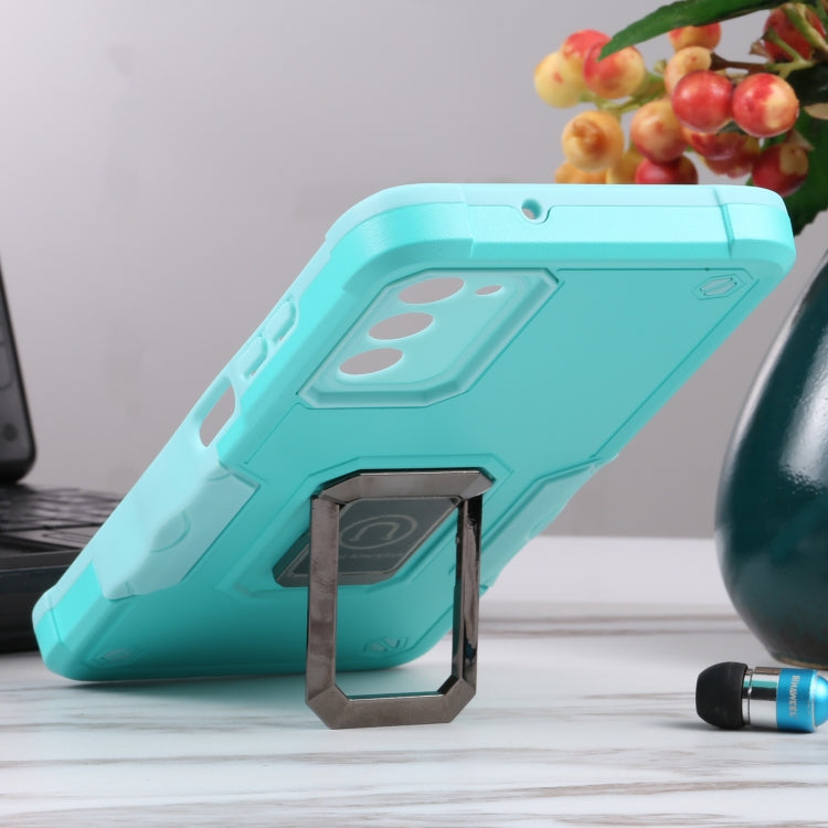 For Samsung Galaxy A03s 165.8mm US Version Ring Holder Non-slip Armor Phone Case