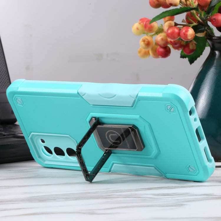 For Samsung Galaxy A03s 165.8mm US Version Ring Holder Non-slip Armor Phone Case