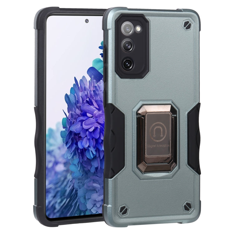 For Samsung Galaxy S20 FE Ring Holder Non-slip Armor Phone Case