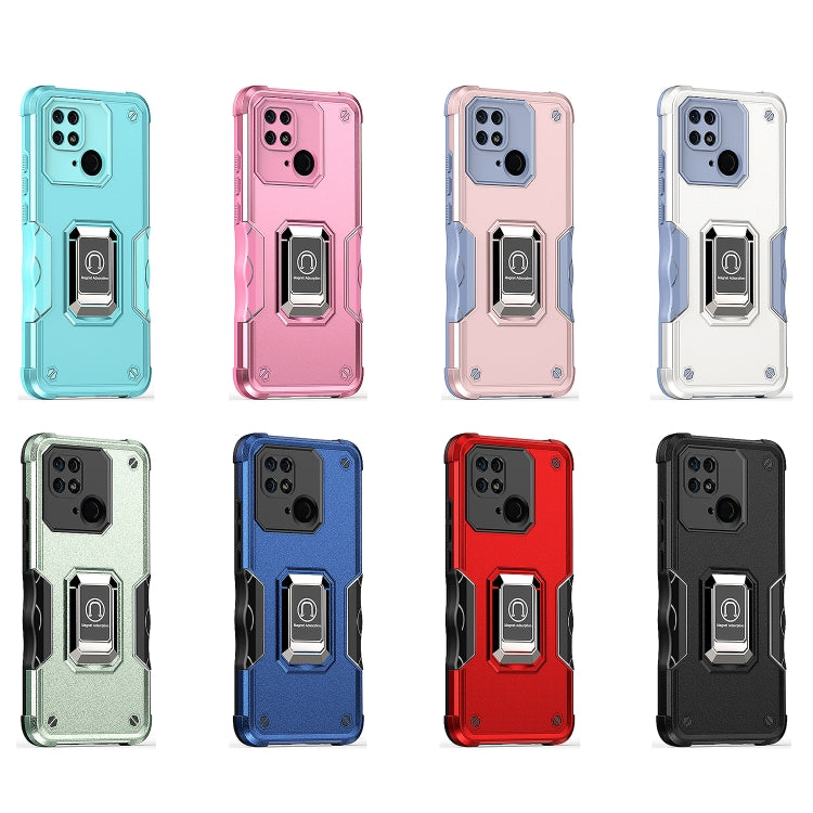 For Xiaomi Redmi 10C Ring Holder Non-slip Armor Phone Case
