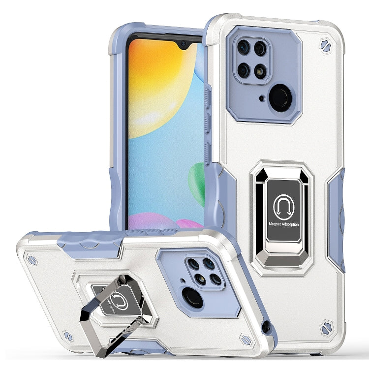 For Xiaomi Redmi 10C Ring Holder Non-slip Armor Phone Case