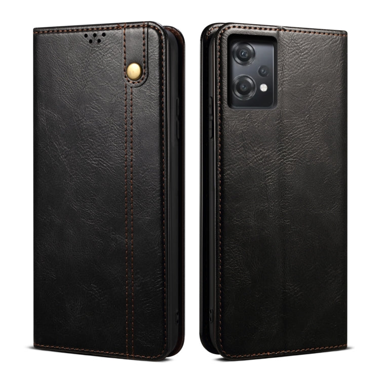 For OnePlus Nord CE 2 Lite 5G Oil Wax Crazy Horse Texture Leather Phone Case