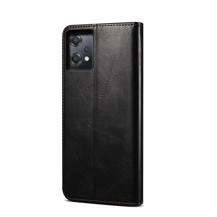 For OnePlus Nord CE 2 Lite 5G Oil Wax Crazy Horse Texture Leather Phone Case
