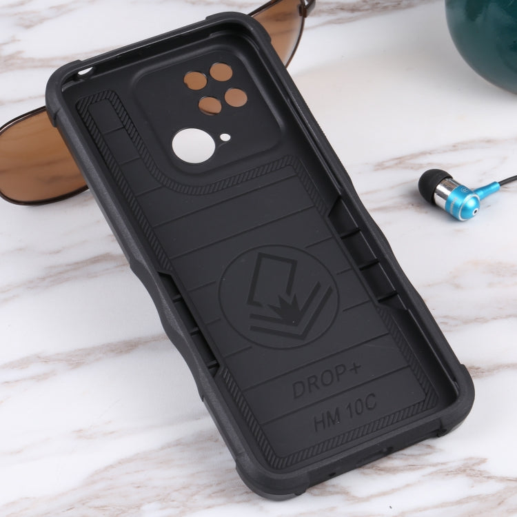 For Xiaomi Redmi 10C Non-slip Armor Phone Case without Ring Holder