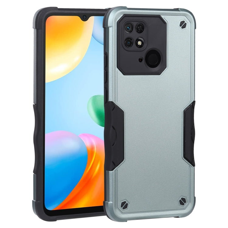 For Xiaomi Redmi 10C Non-slip Armor Phone Case without Ring Holder