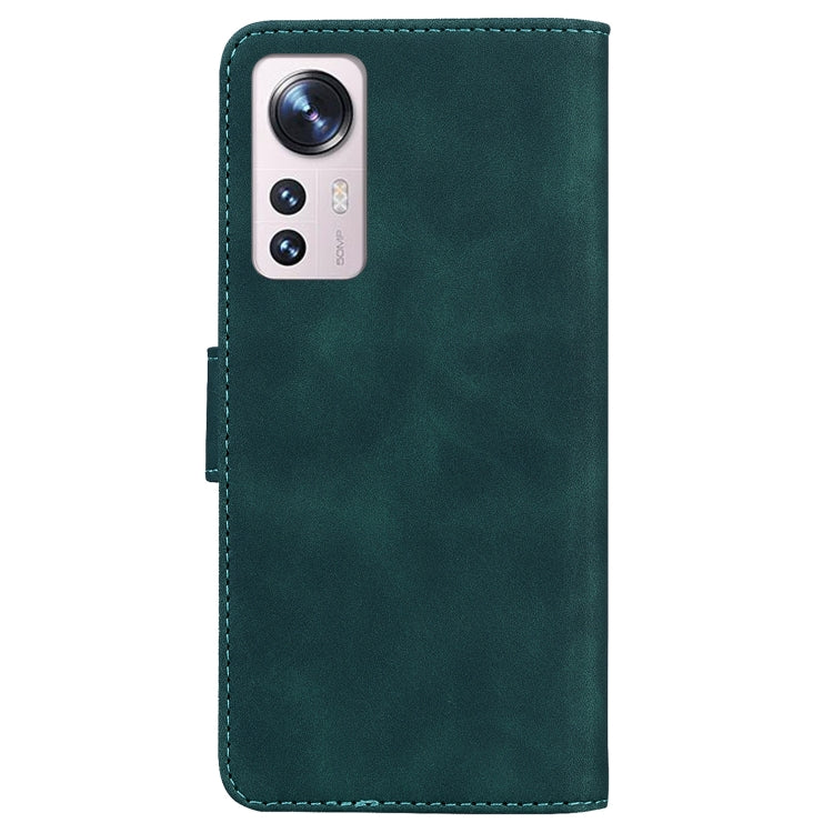 For Xiaomi 12 Lite Skin Feel Pure Color Flip Leather Phone Case
