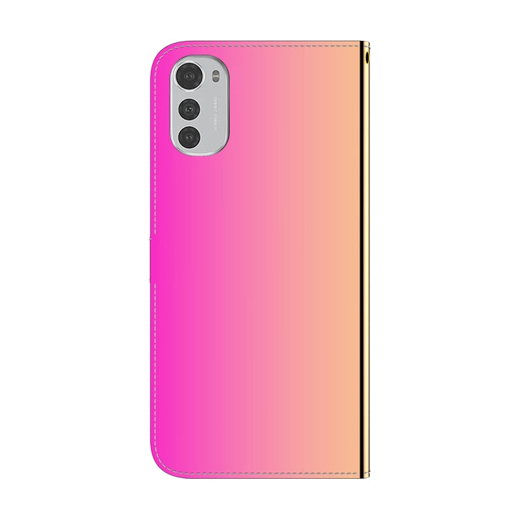 For Motorola Moto E32 Imitated Mirror Surface Leather Phone Case