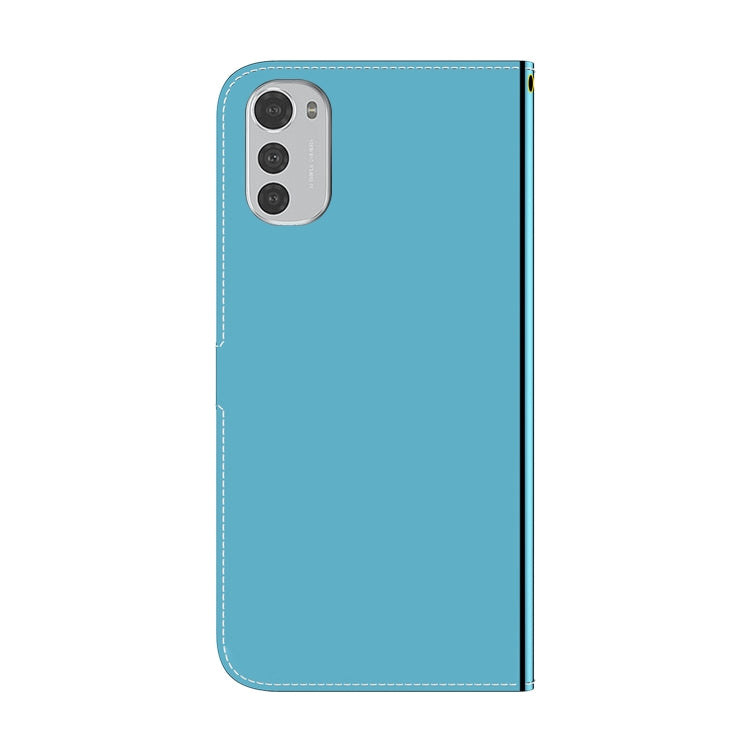 For Motorola Moto E32 Imitated Mirror Surface Leather Phone Case