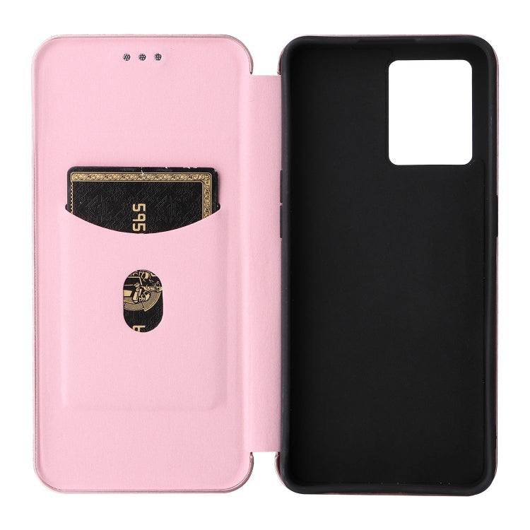 For OPPO Reno7 4G / F21 Pro 4G Carbon Fiber Texture Leather Phone Case