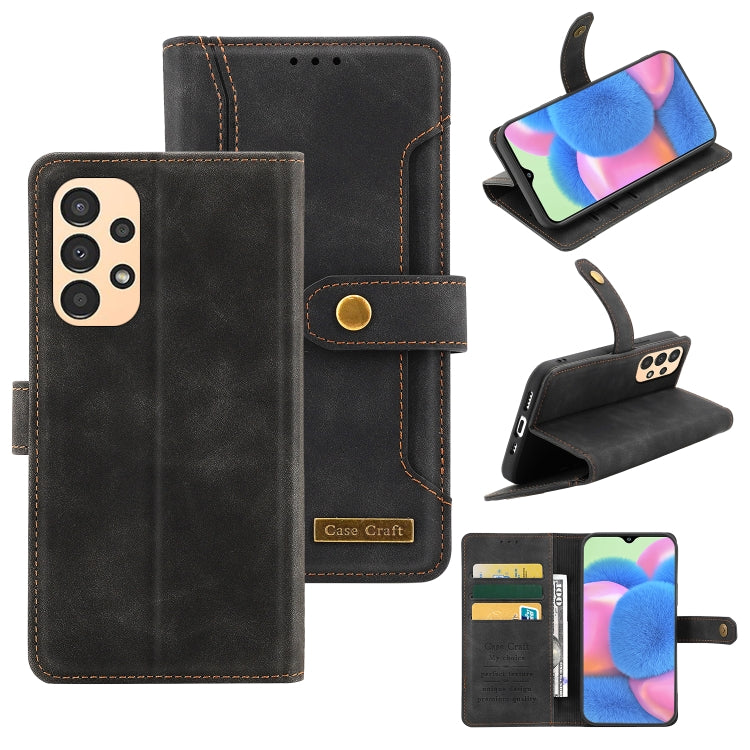 For Samsung Galaxy A13 4G Case Craft Multifunctional Horizontal Flip Leather Phone Case
