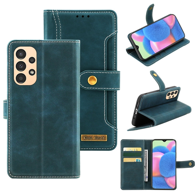 For Samsung Galaxy A13 4G Case Craft Multifunctional Horizontal Flip Leather Phone Case