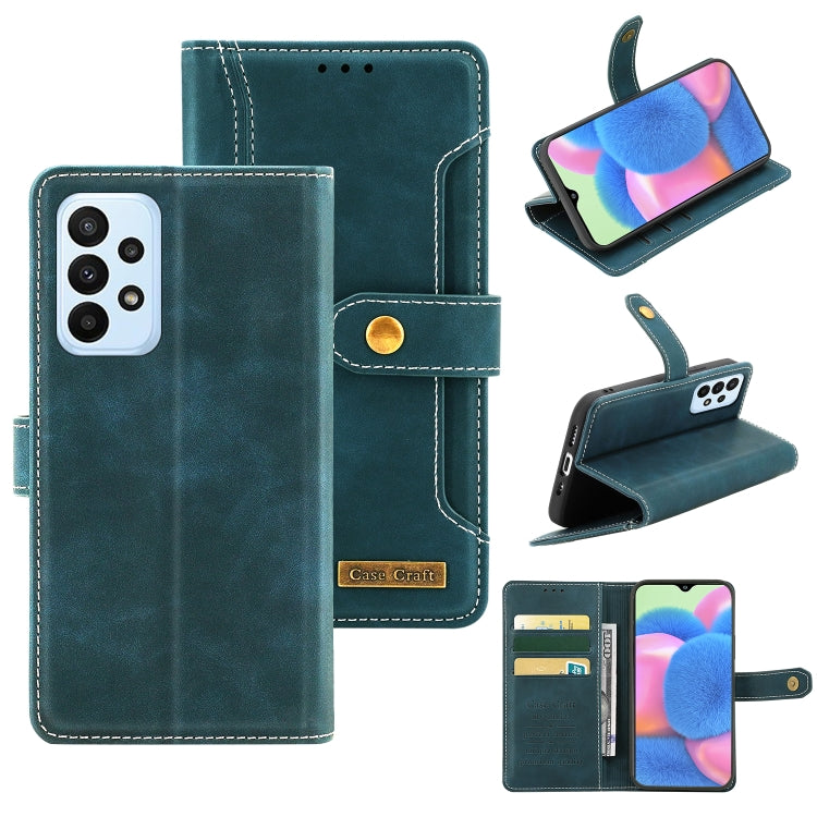 For Samsung Galaxy A23 4G Case Craft Multifunctional Horizontal Flip Leather Phone Case