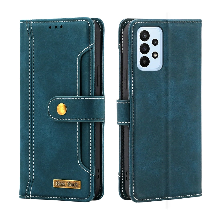For Samsung Galaxy A23 4G Case Craft Multifunctional Horizontal Flip Leather Phone Case